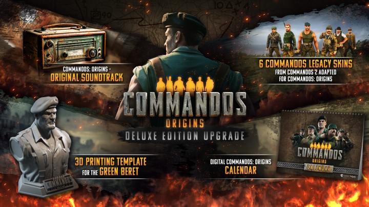 Zawartosć Commandos Origins Deluxe Edition