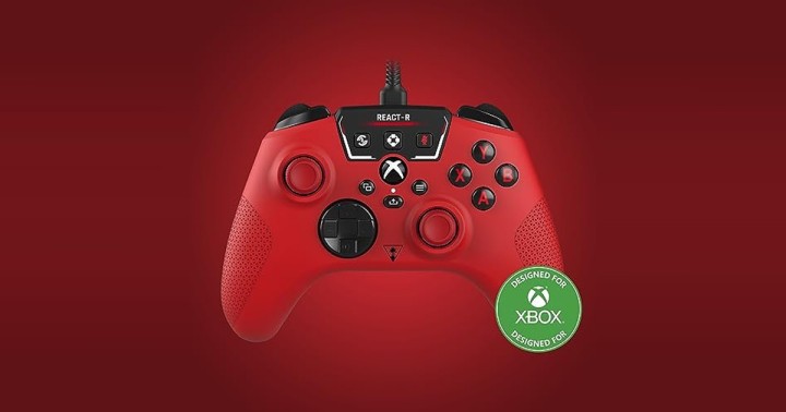 Kontroler Turtle Beach React-R Red kompatybilny z PC i konsolami Xbox za 99 zł w Empiku