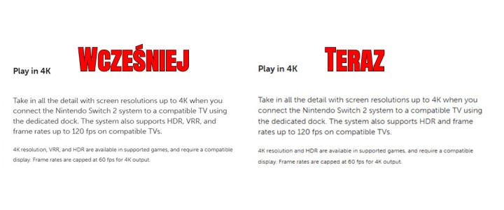 Nintendo Switch 2 jednak bez VRR_ Informacje o zmiennej częstotliwości odświeżania znikają z Internetu