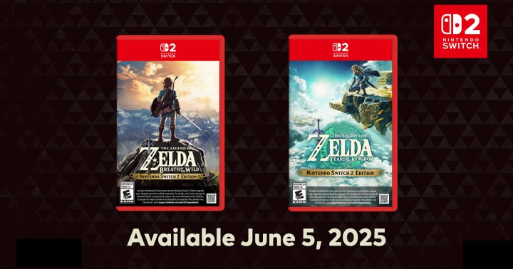 The Legend of Zelda BotW oraz TotK Nintendo Switch 2 Edition Upgrade za darmo dla posiadaczy Nintendo Switch Online + Expansion Pack!
