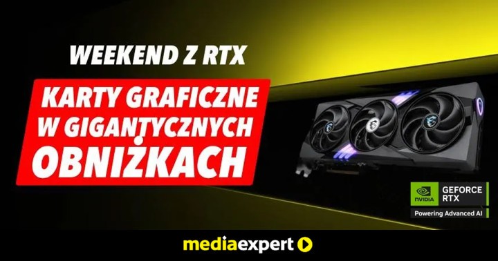 Wyprzedaż Weekend z RTX w Media Expert. Promocja na karty graficzne NVIDIA GeForce!