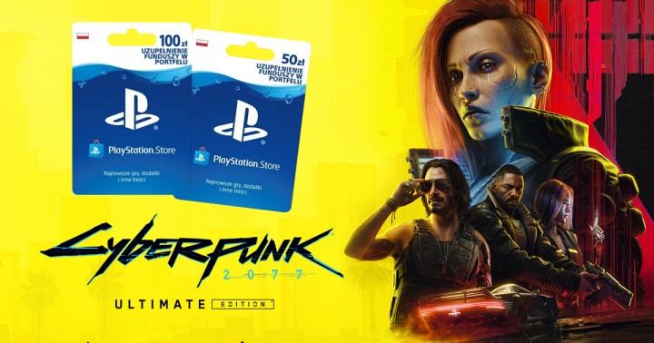 Zestaw Cyberpunk 2077 Ultimate Edition na PS5 za 155 zł (możliwe 136 zł) w PlayStation Store