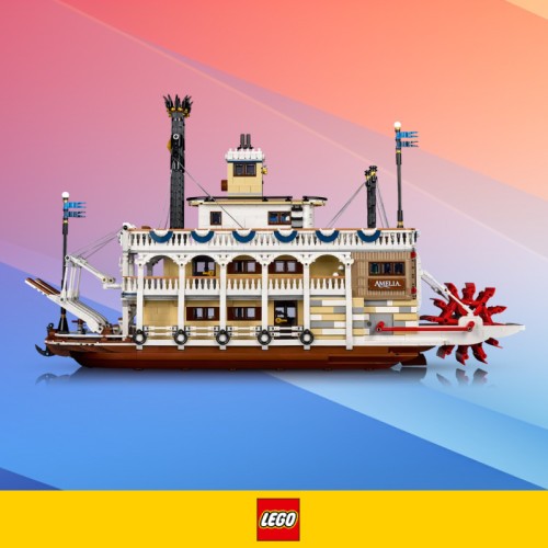 Zestaw LEGO Ideas Parowiec rzeczny (aż 4090 elementów) za 1199 zł w sklepie Proshop