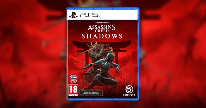 Pudełkowe Assassin's Creed Shadows na PlayStation 5