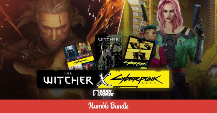 Komiksy Cyberpunk 2077 i Wiedźmin od Dark Horse w Humble Bundle. Pierwszy próg za 1€!
