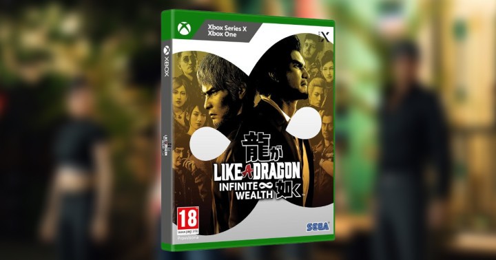 Pudełkowe Like a Dragon: Infinite Wealth na Xbox Series X