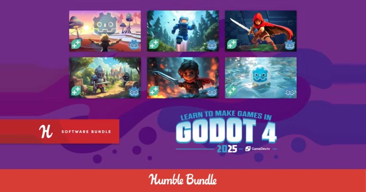 Olej Unreal Engine 5 i przerzuć się na Godot. Zestaw kursów w Humble Bundle już od 1€!