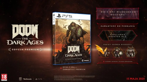 Preorder DOOM The Dark Ages na konsole już za 299 zł w Empiku. Edycja Premium od 419 zł