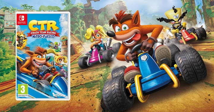 Promocja na Crash Team Racing Nitro-Fueled w Media Markt. Pudełko na Switcha za 89,99 zł!