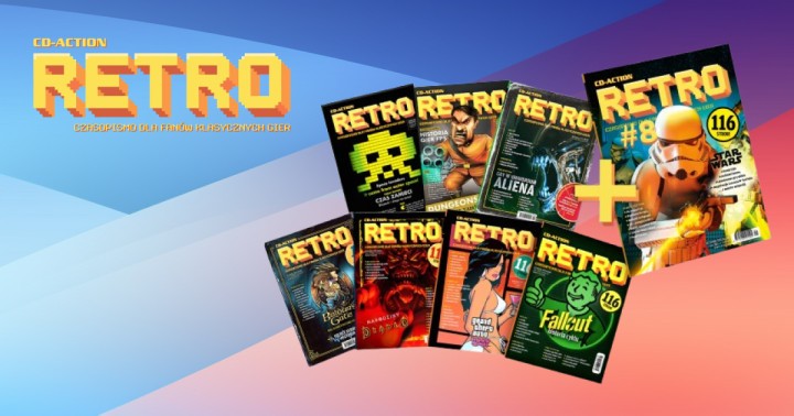 Promocja na magazyny CD-Action Retro na Allegro. Zestaw ośmiu numerów za 139,99 zł!