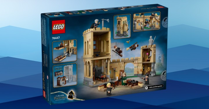 LEGO Harry Potter Zamek Hogwart Lekcja latania na miotle