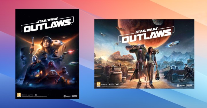 Dwustronny plakat Star Wars Outlaws (84 x 59 cm) dostępny za jedyne 3,99 zł w Media Markt