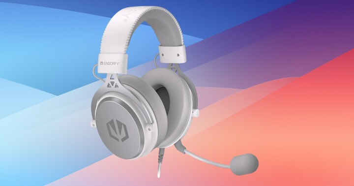 Słuchawki przewodowe z mikrofonem Endorfy Viro Onyx White