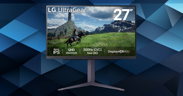 Monitor LG UltraGear 27GS85Q-B (27", 2560x1440px, IPS, 180Hz, 1 ms)
