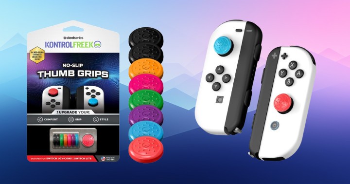 Zestaw 8 nakładek na analogi KontrolFreek do Nintendo Switch za 28 zł w Media Expert
