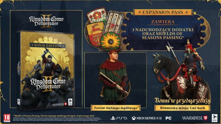 Kingdom Come Deliverance II Gold Edition na PS5 i XSX (+ Steelbook) już od 219 zł w Media Markt