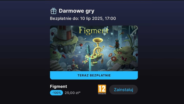 Odbierz mobilną wersję gry Figment za darmo. Surrealistyczna przygoda w Epic Games Store!