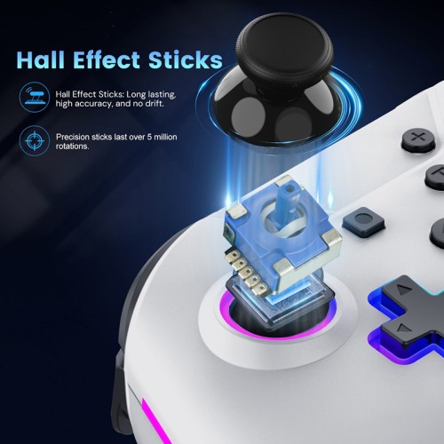 Pad Hyperkin NuRival Armor3 RGB (efekt Halla) do Nintendo Switch 2 za 119 zł w Media Expert _obrazek