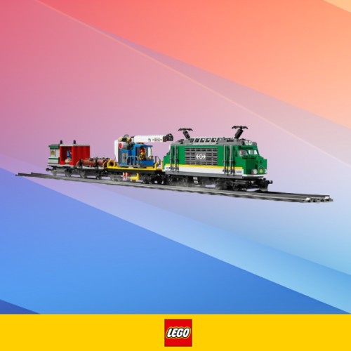 Promocja na LEGO City Pociąg Towarowy w Amazon PL. Zestaw z pilotem BT już za 547 zł!