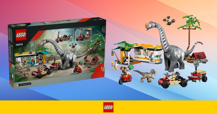 Promocja na LEGO Jurassic World w Media Expert. Tytanozaur i Raptor za 329 zł (zamiast 449 zł)!