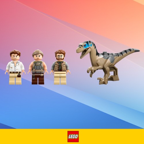 Promocja na LEGO Jurassic World w Media Expert. Tytanozaur i Raptor za 329 zł (zamiast 449 zł)!