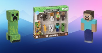 Promocja na figurki Minecraft 3D w RTV Euro AGD. Kolekcjonerskie gumki do ścierania już od 49 zł!
