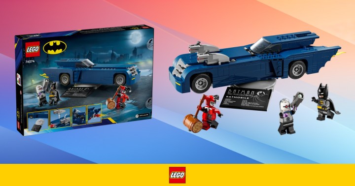 Promocja na zestaw LEGO DC Batman. Batmobil z animacji z lat 90. już za 160 zł w Amazon PL_obrazek