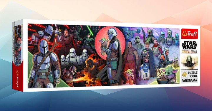 Puzzle Trefl Star Wars tanio w Amazon PL. Panorama Mandalorian (1000 el.) za 11,99 zł!
