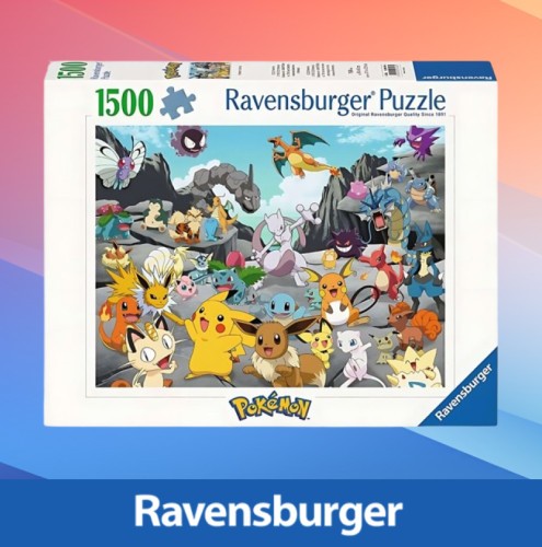 Wyprzedaż puzzli Ravensburger w Media Expert. Modele Pokémon 3D dostępne już od 11,99 zł!