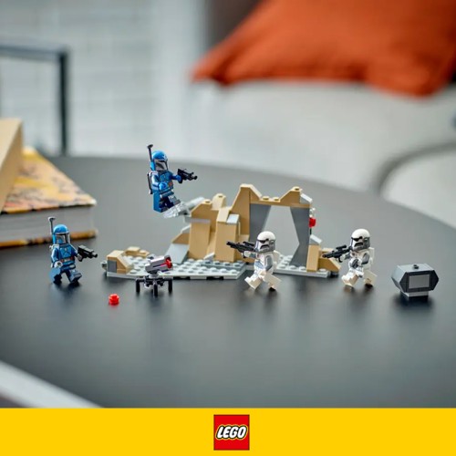 Zestaw LEGO Star Wars Zasadzka na Mandalorze za 55 zł (zamiast 94,99 zł) w Amazon PL