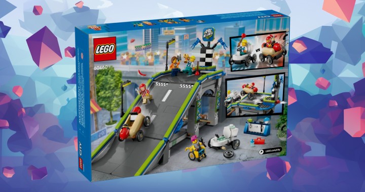 Promocja na LEGO City Bez granic tor z rampami dla wyścigówek
