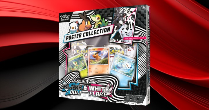 Promocja na Pokemon TCG Black Bolt White Flare Unova Poster Collection