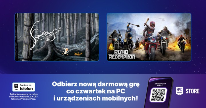 Duchowym następca serii Road Rasha za darmo. Odbierz dwie nowe gry mobilne w Epic Games!