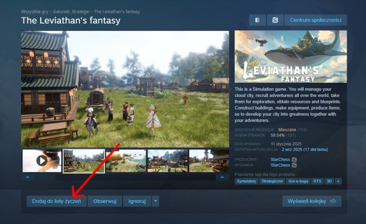 Jedna kosmiczna sztuczka i odbierasz grę The Leviathan's Fantasy za darmo na Steam!_obrazek