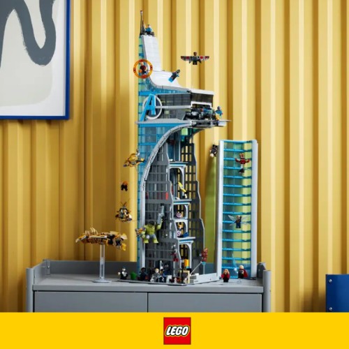 Ogromny zestaw LEGO Marvel Wieża Avengersów (5201 el.) + 31 Minifigurek za 1799 zł na Allegro