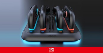 Stacja ładująca Transnovo (4x Joy Con, LED, RGB) do Nintendo Switch 2 za 69,99 zł w Amazon PL