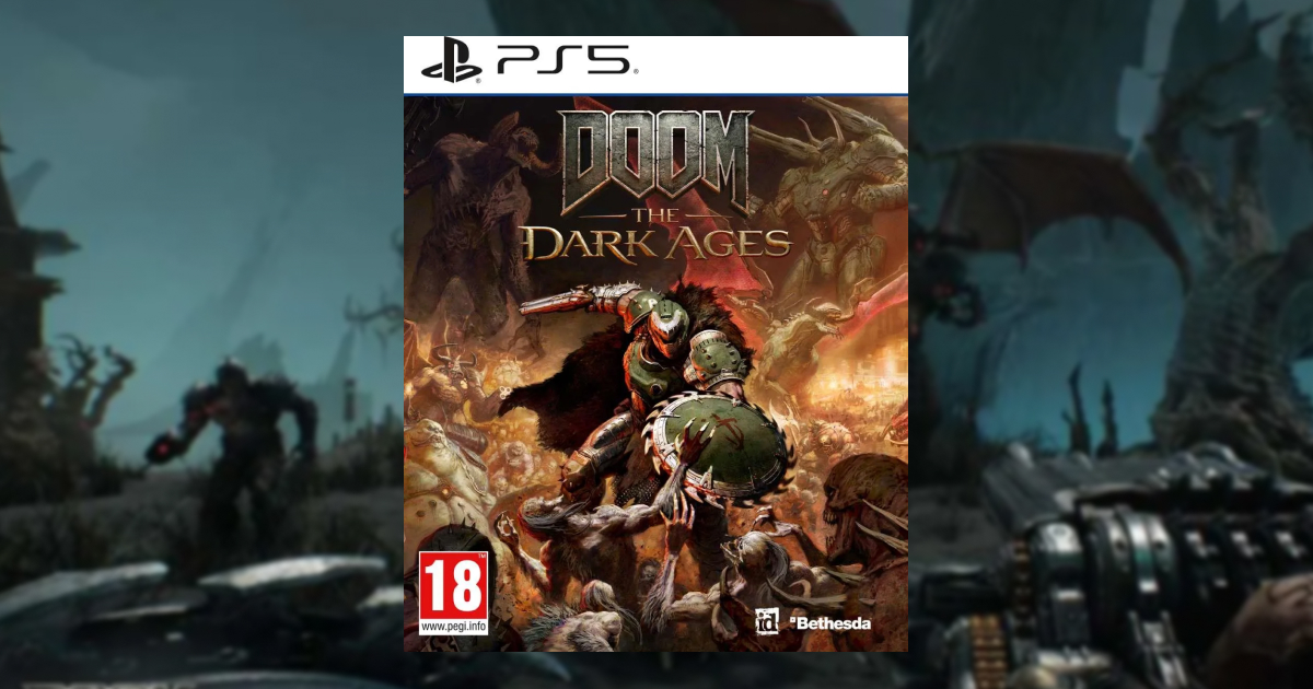 Pudełkowe DOOM The Dark Ages na PS5 za 129 zł w Empiku