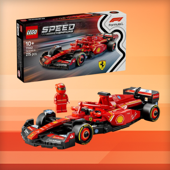 Bolidy LEGO F1 z serii Speed Champions taniej w polskim Amazonie! Ferrari SF-24 już za 65,52 zł