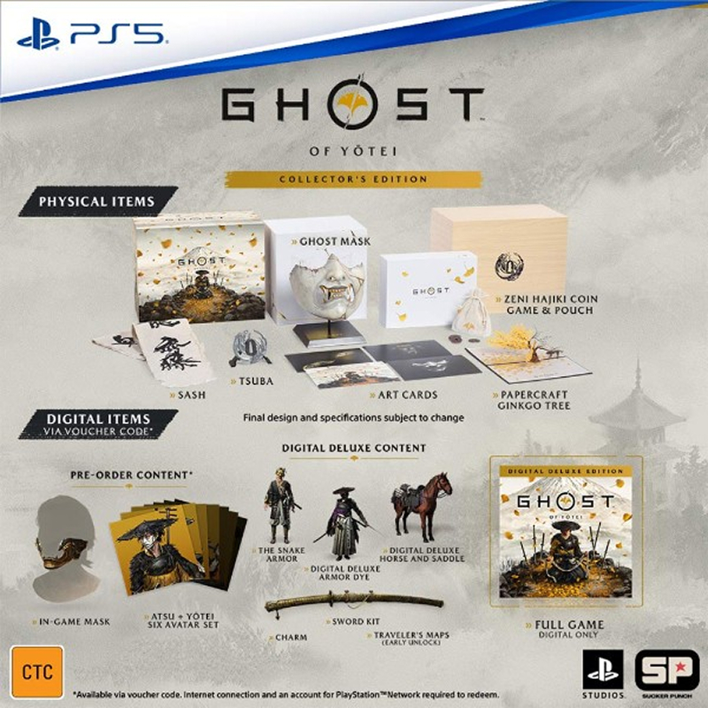Edycja Kolekcjonerska Ghost of Yotei na PS5 za 449,99 zł (aż 300 zł taniej) w Media Expert!