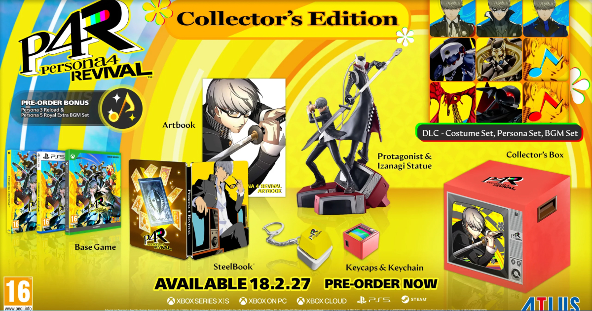 Edycja kolekcjonerska Persona 4 Revival za 1119 zł, a Steelbook Edition za 359 zł w Amazonie