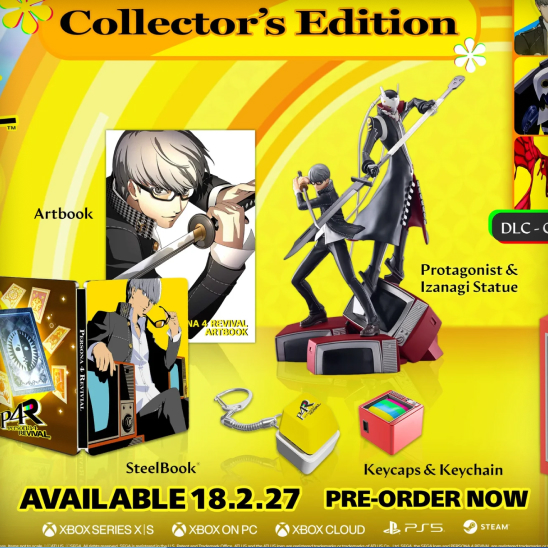 Edycja kolekcjonerska Persona 4 Revival za 1119 zł, a Steelbook Edition za 359 zł w Amazonie