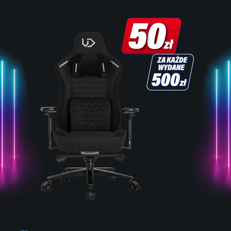 Fotel gamingowy Ultradesk Throne za 899 zł w RTV Euro AGD + 50 PLN na kolejne zakupy!