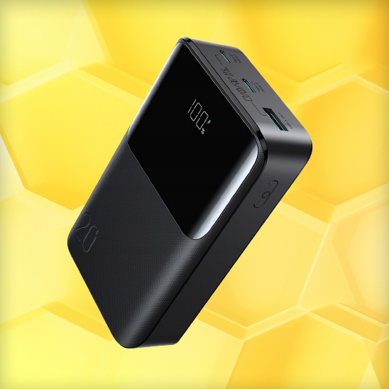 Mały, ale pojemny! Powerbank Joyroom (20000 mAh, 22,5W) za 54,99 zł na Allegro