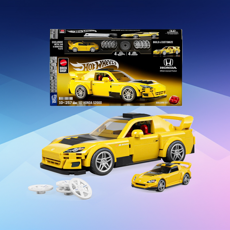 Oferta dla fanów JDM wjechała do Empiku. Klocki Brick Shop Hot Wheels Honda już od 90 zł!