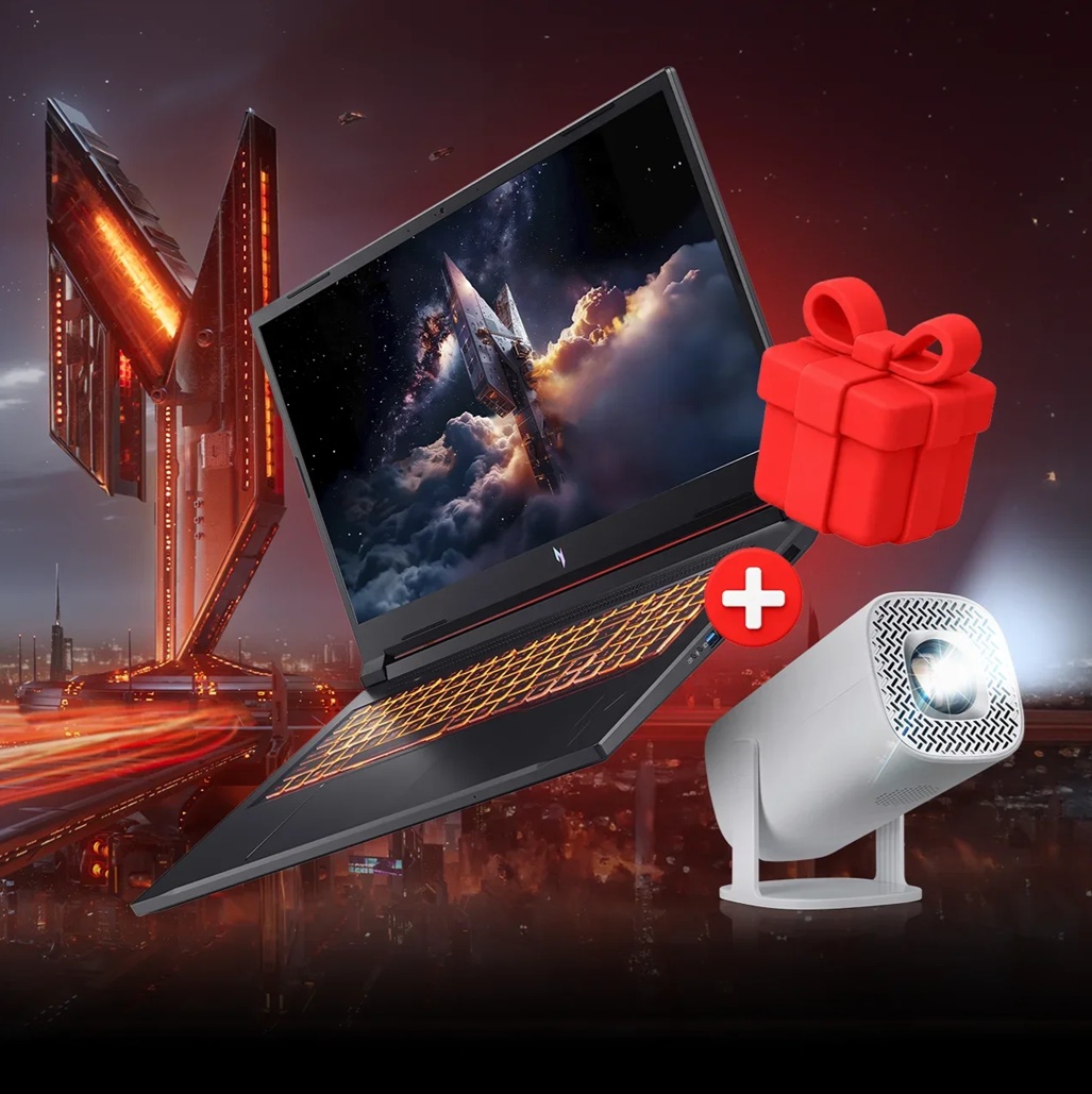 Kup laptop Acer Nitro lub Predator w Media Expert. Projektor dostaniesz GRATIS!