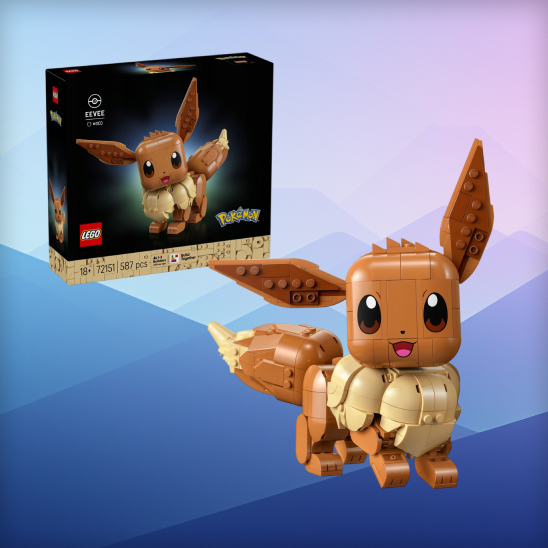 Zestaw LEGO Pokemon Eevee za 165 zł (cena kat. 249,99 zł) na Allegro. Taniej nie było