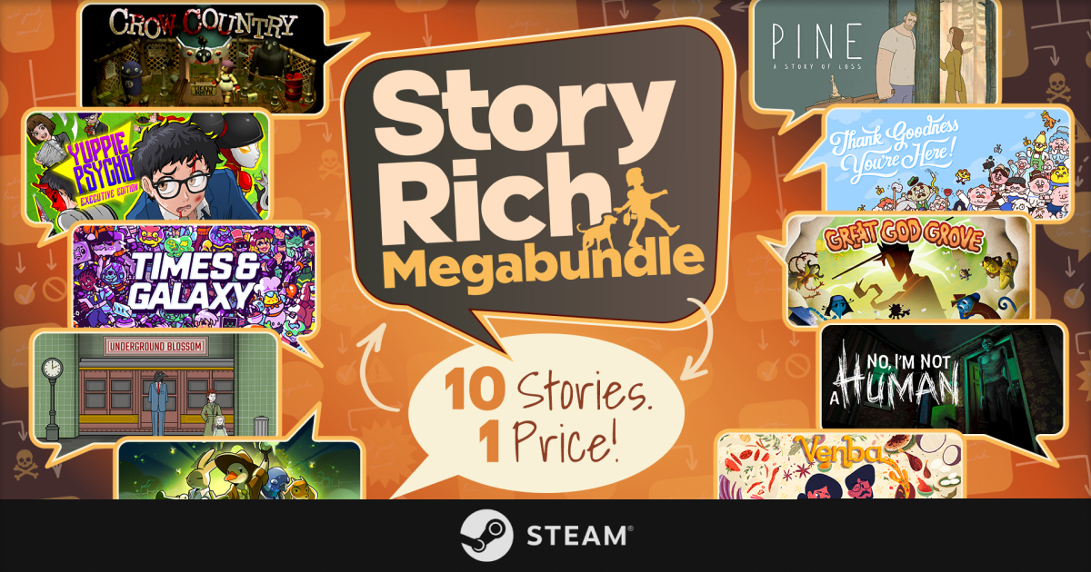 Promocja na Story Rich Megabundle na Steamie. Kup 10 świetnych przygodówek za 101,29 zł!