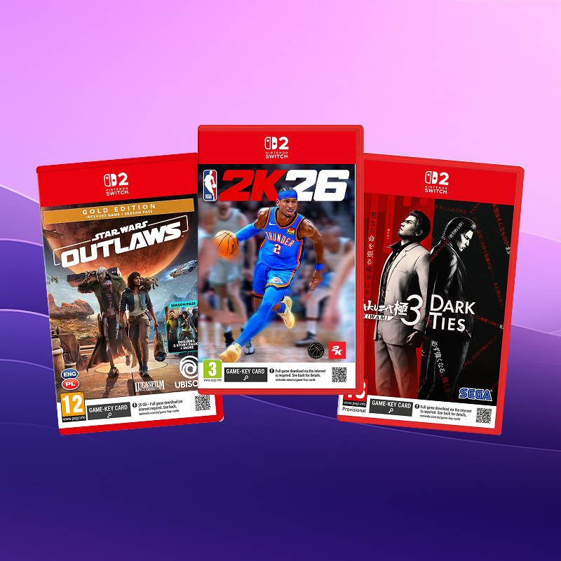 Promocja na gry Nintendo Switch 2 w RTV Euro AGD. Wydania pudełkowe już od 99,90 zł!