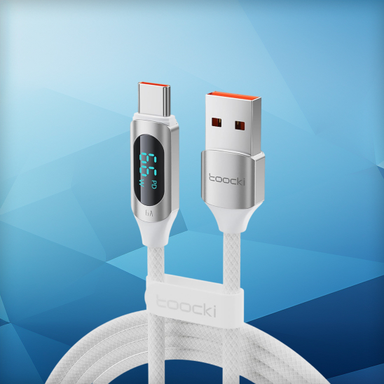 Kabel USB A na USB C toocki (1m, 66W) za 12,99 zł w Amazon PL