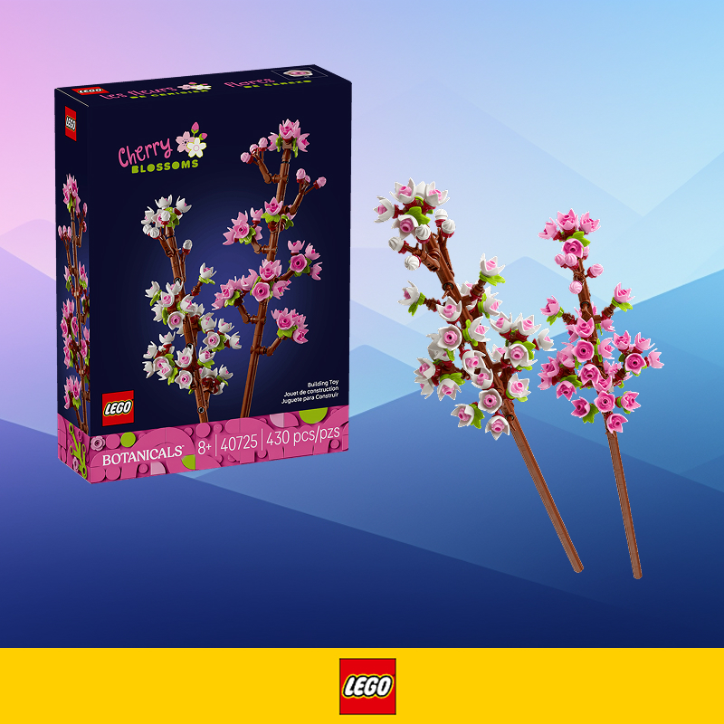 Świetna promocja na kwiaty LEGO w Media Expert. Zestaw Kwiaty Wiśnii (430 el.) już za 34,99 zł!